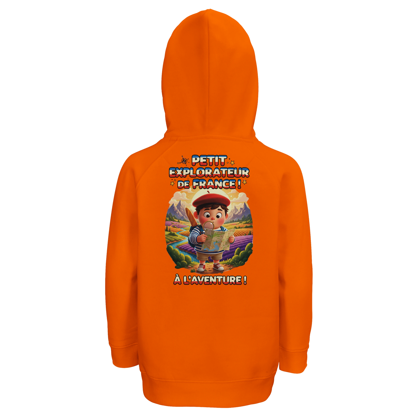 Sweat à Capuche Enfant Petit Explorateur - Coton Bio et Durable