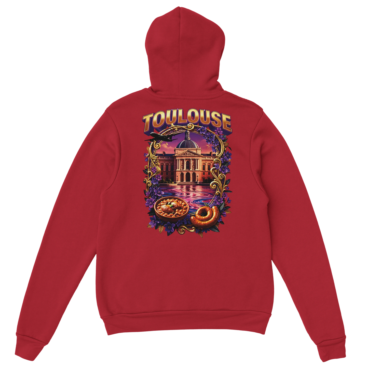 Sweat à Capuche Unisexe Toulouse – Ville de France – Confort Premium