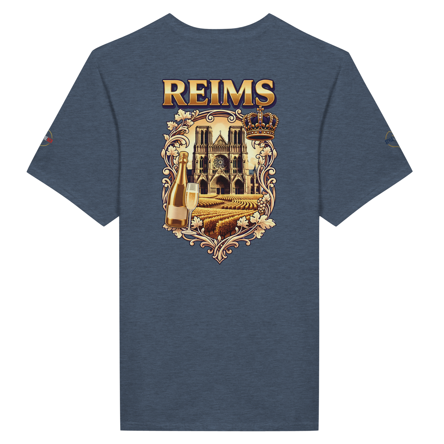 T-shirt Unisexe Reims - Ville de France - Design Premium