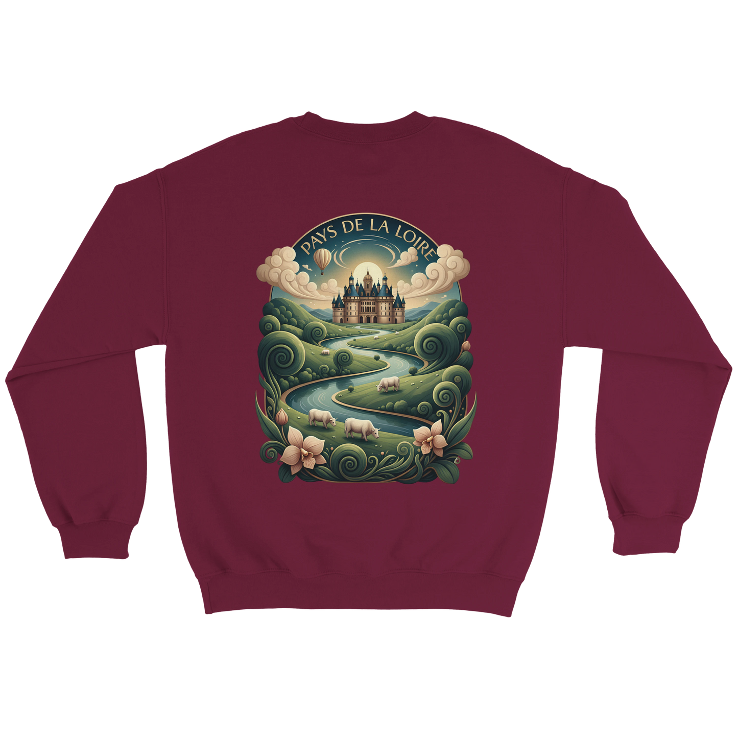 Sweat-shirt Unisexe Pays de la Loire – Confort Premium et Coupe Classique
