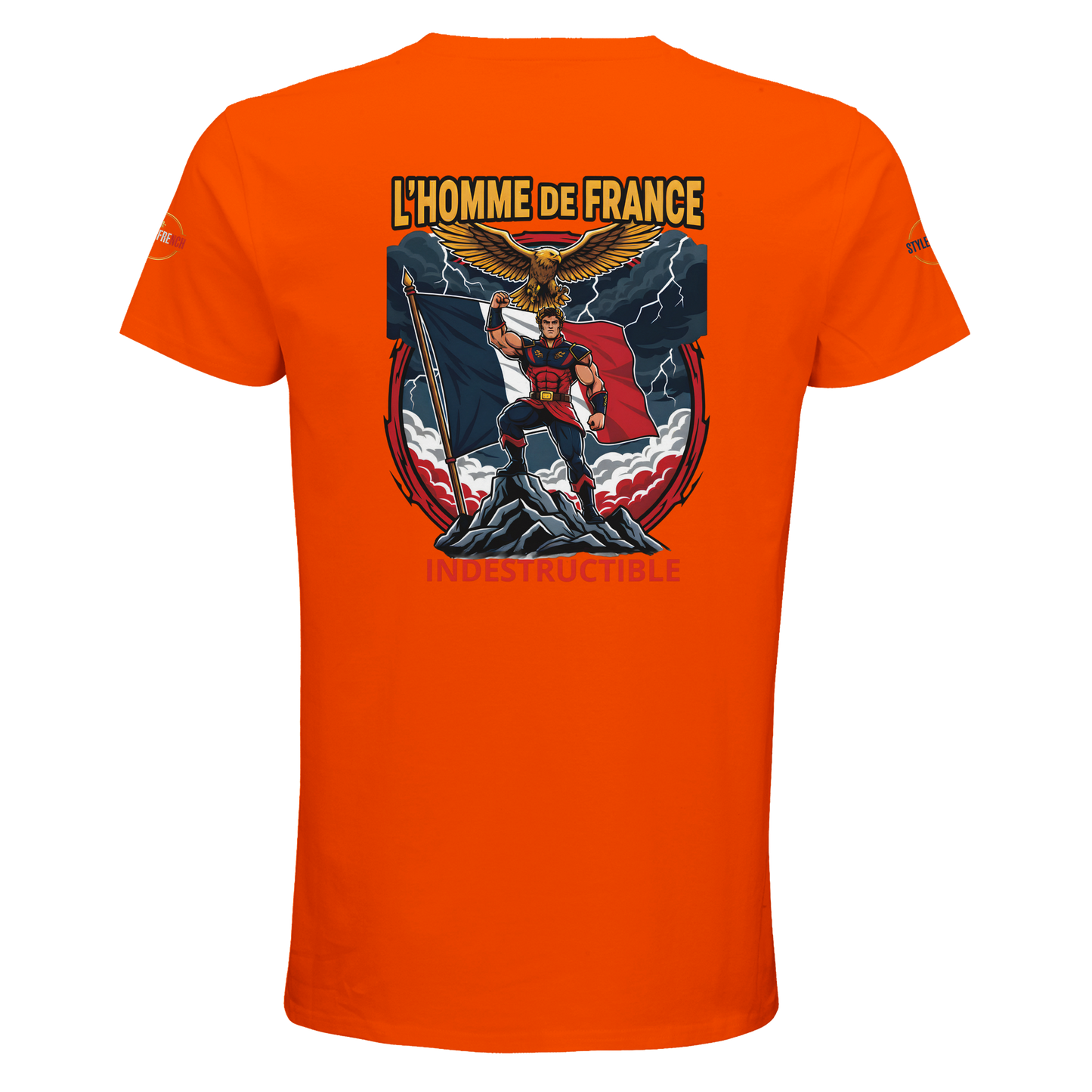 T-Shirt Homme de France – Coton Bio Premium à Col Rond