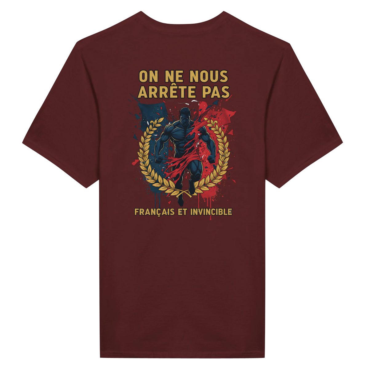T-shirt Homme « On Nous Arrête Pas » - Classique Ras du Cou Gildan 64000