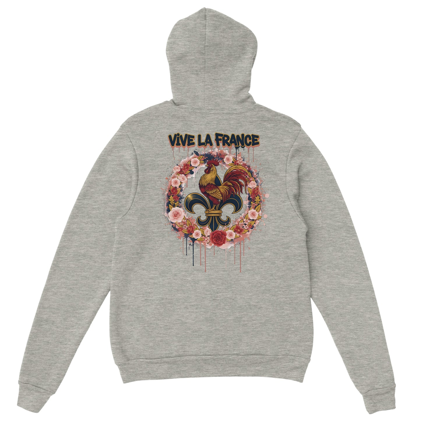 Sweat à capuche femme  Vive la France – Hoodie Premium Confortable et Résistant