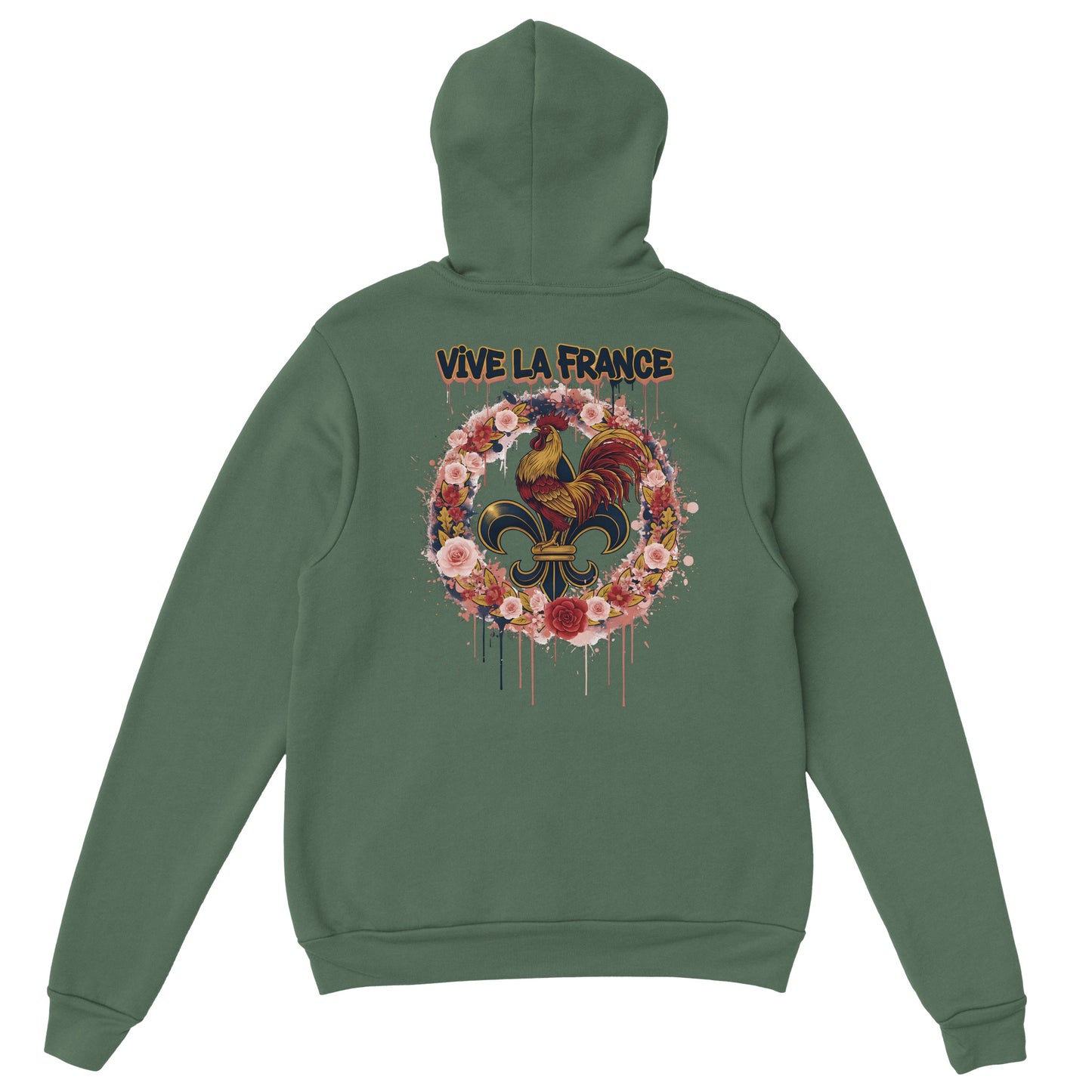 Sweat à capuche femme  Vive la France – Hoodie Premium Confortable et Résistant