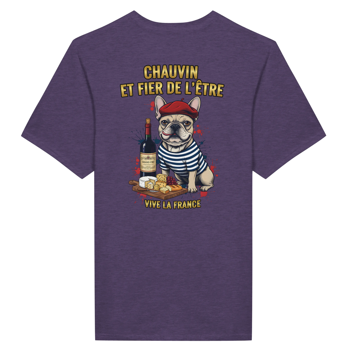 T-shirt Homme Chauvin et Fier de l'Être - Classique Ras du Cou Gildan 64000