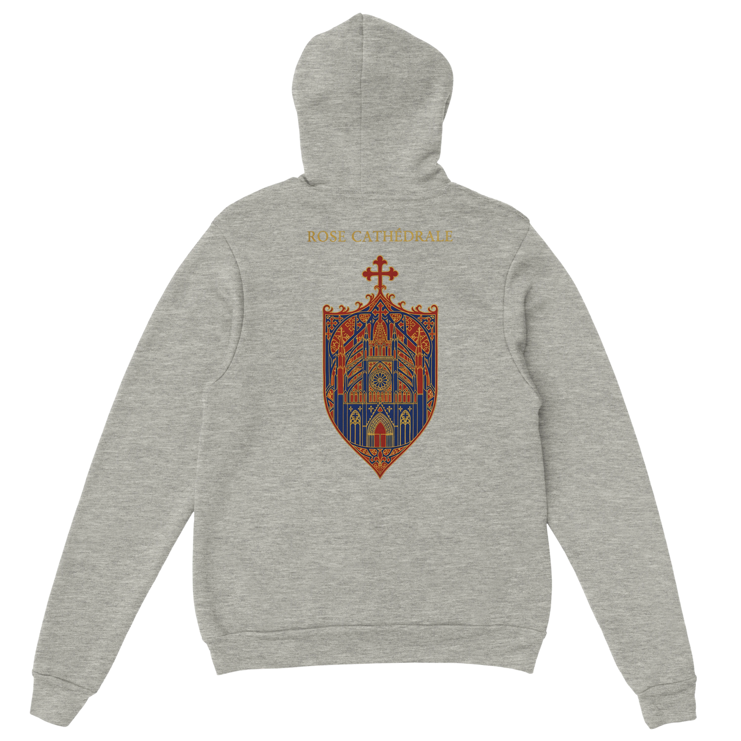 Sweat à capuche femme Rose Cathédrale – Confort Premium