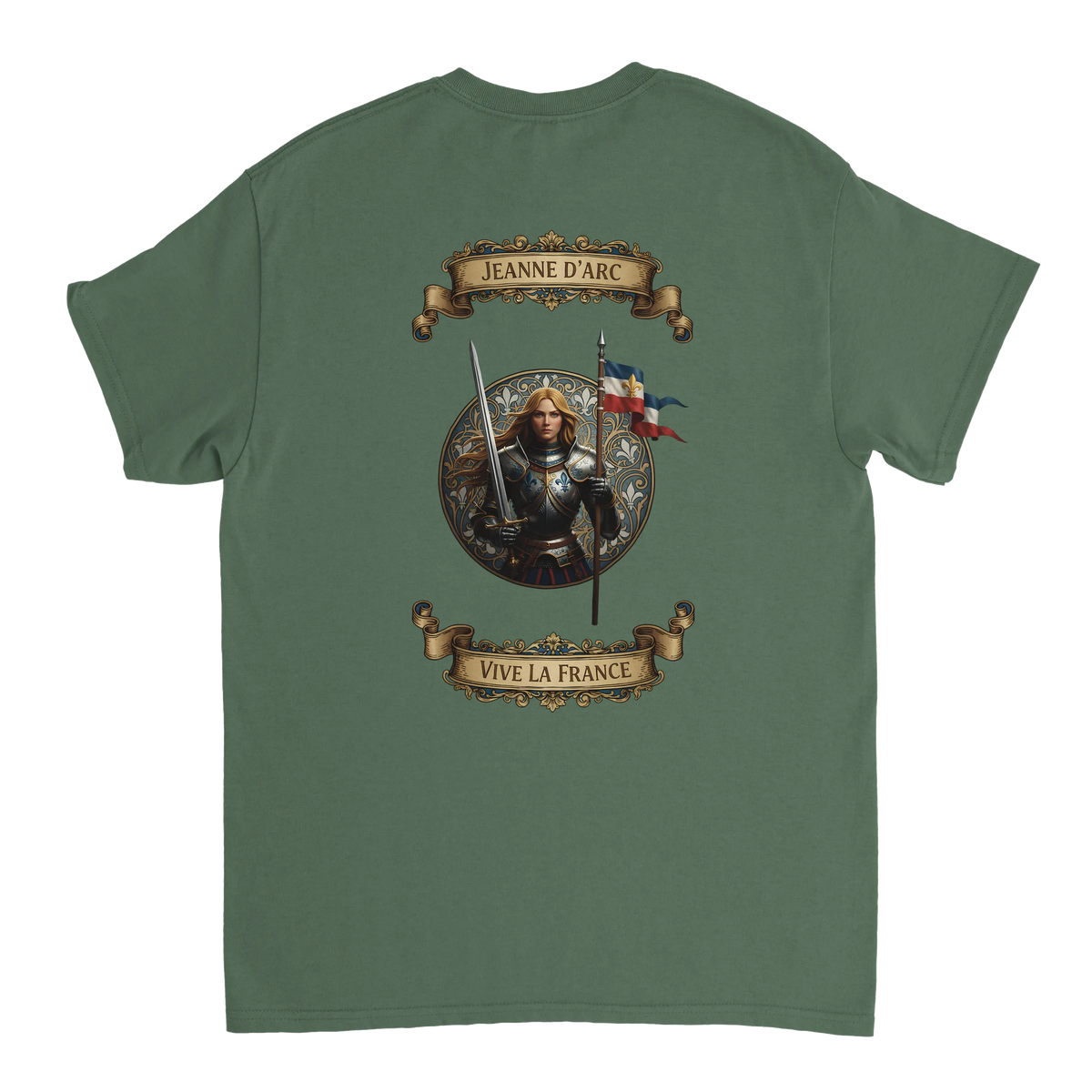 T-shirt Femme Jeanne d'Arc - Symbole Iconique en Coton Premium