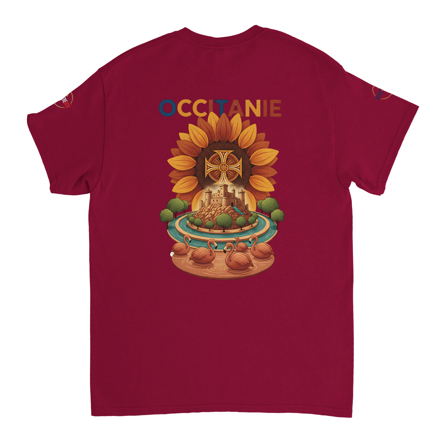 T-shirt Unisexe Occitanie – Coton Épais Premium