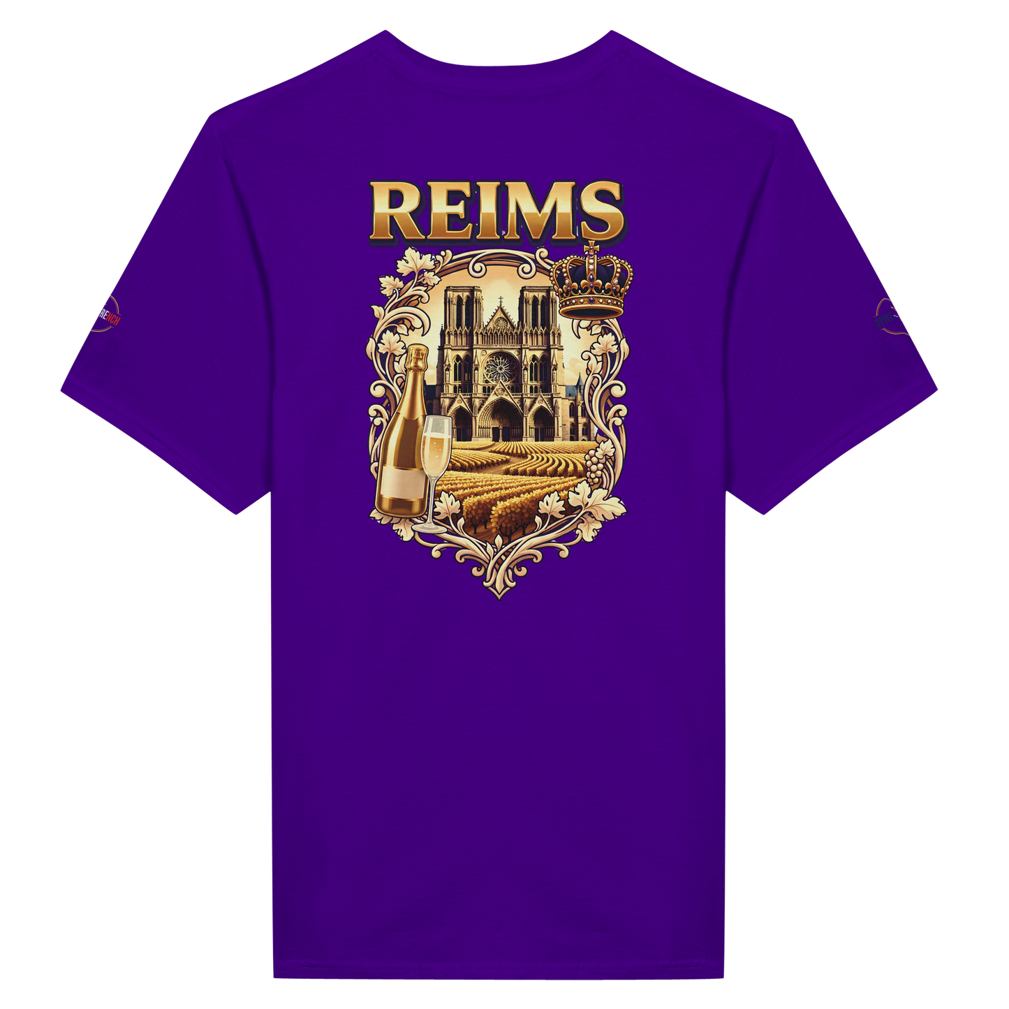 T-shirt Unisexe Reims - Ville de France - Design Premium