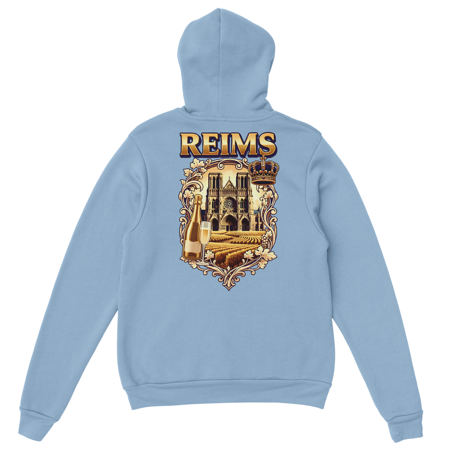 Sweat à capuche unisexe Reims - Confort premium avec conseils d'entretien