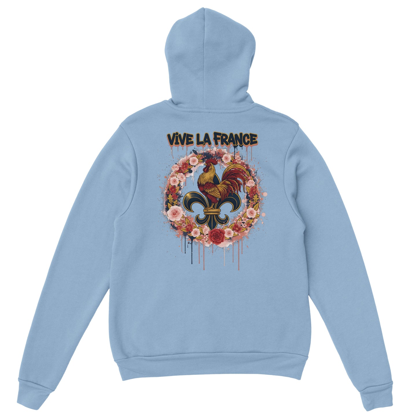 Sweat à capuche femme  Vive la France – Hoodie Premium Confortable et Résistant