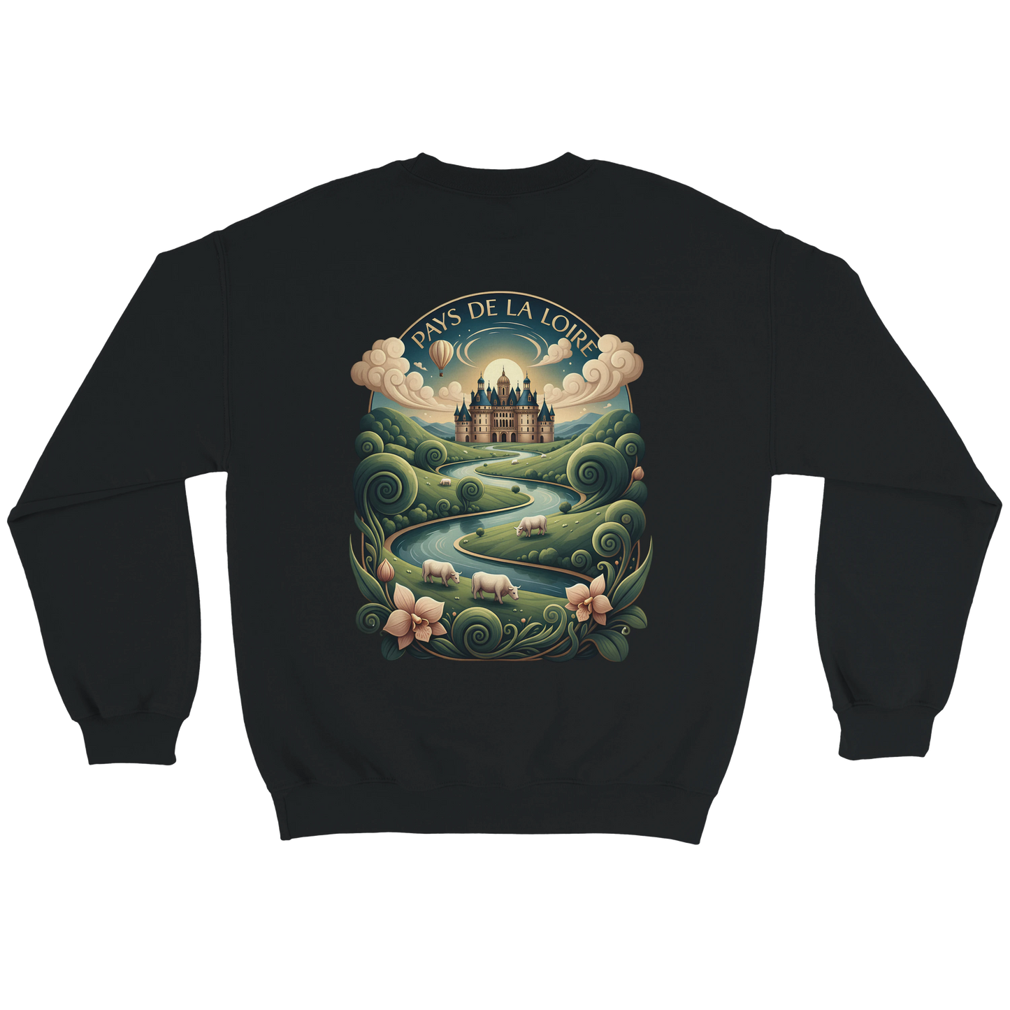 Sweat-shirt Unisexe Pays de la Loire – Confort Premium et Coupe Classique