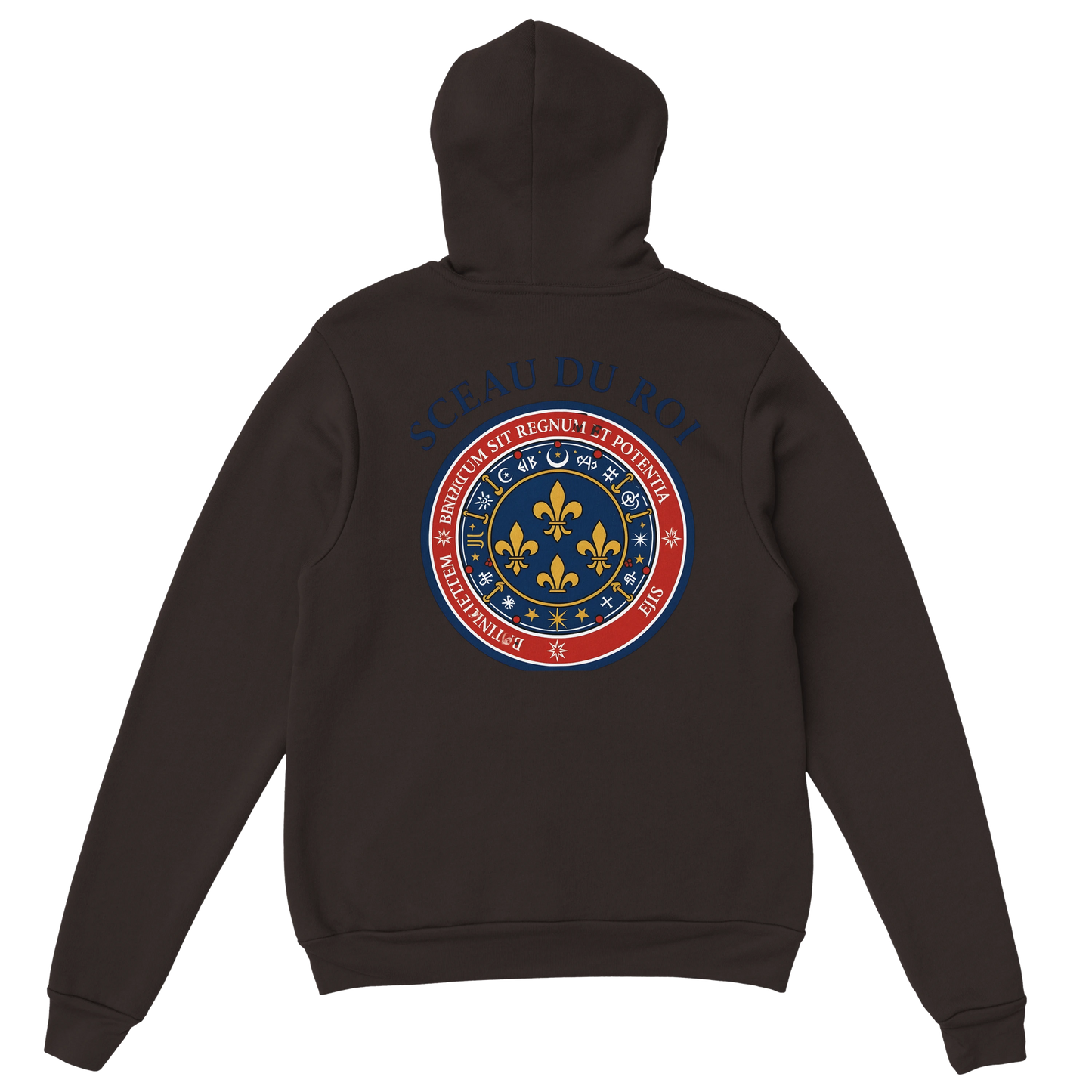 Sweat à capuche Le Sceau du Roi pour homme – Hoodie premium en coton mélangé