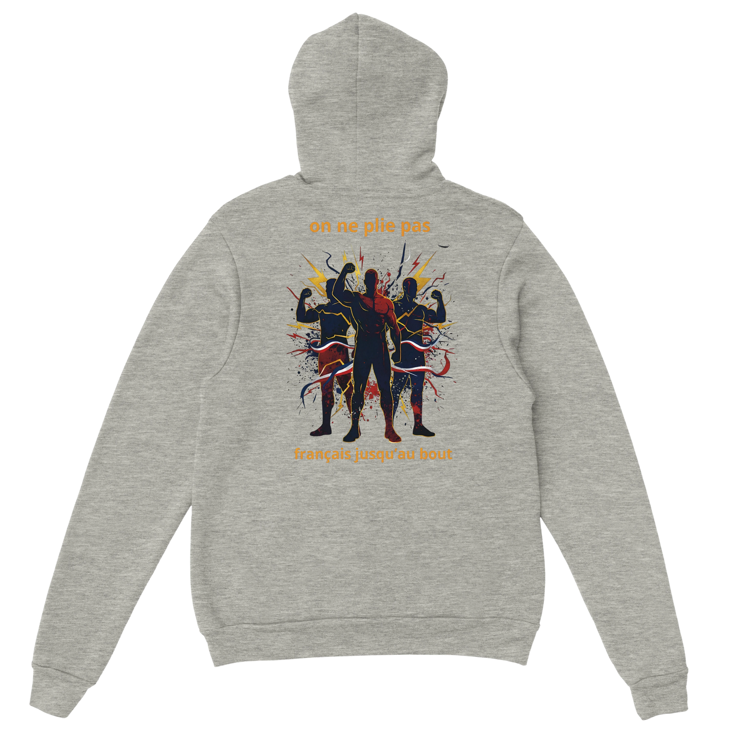 Sweat à capuche homme - Français jusqu'au bout - Confort premium