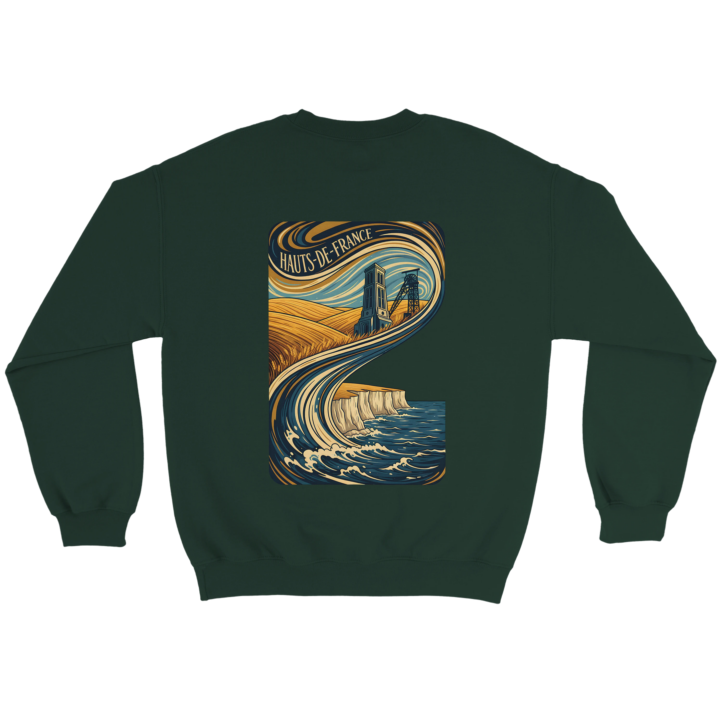 Sweat-shirt Unisexe Haut de France - Confort Premium et Design Classique
