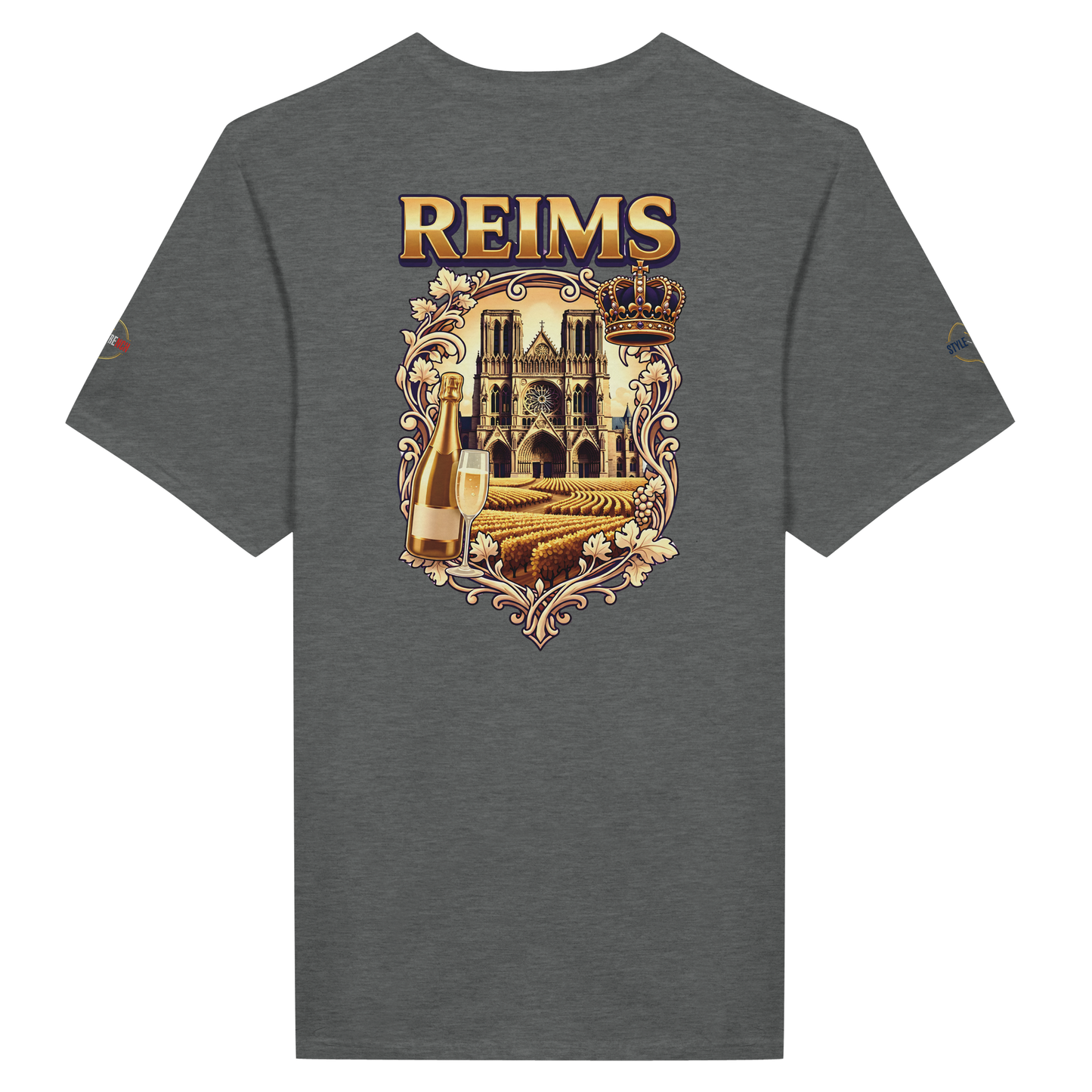 T-shirt Unisexe Reims - Ville de France - Design Premium