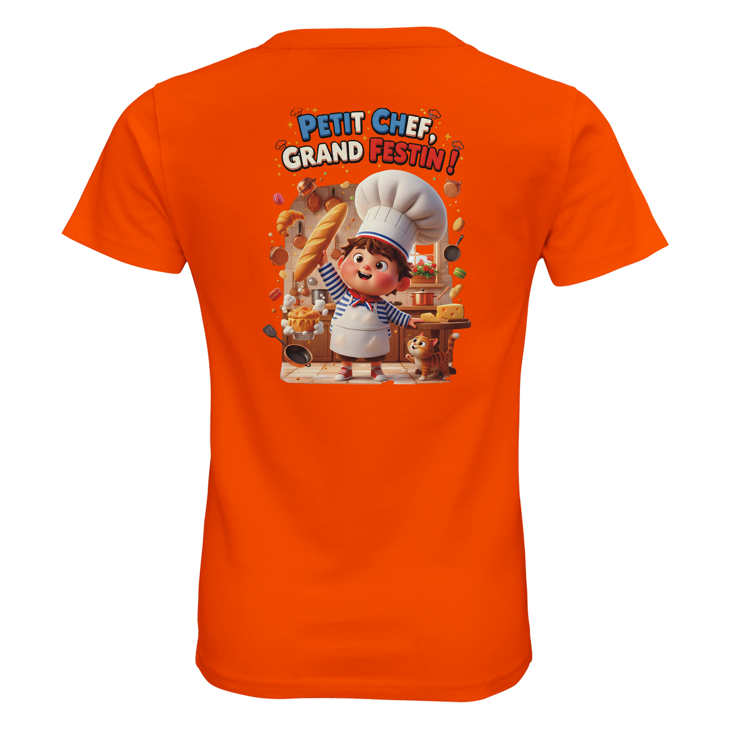 T-Shirt Petit Chef Grand Festin – 100% Coton Bio