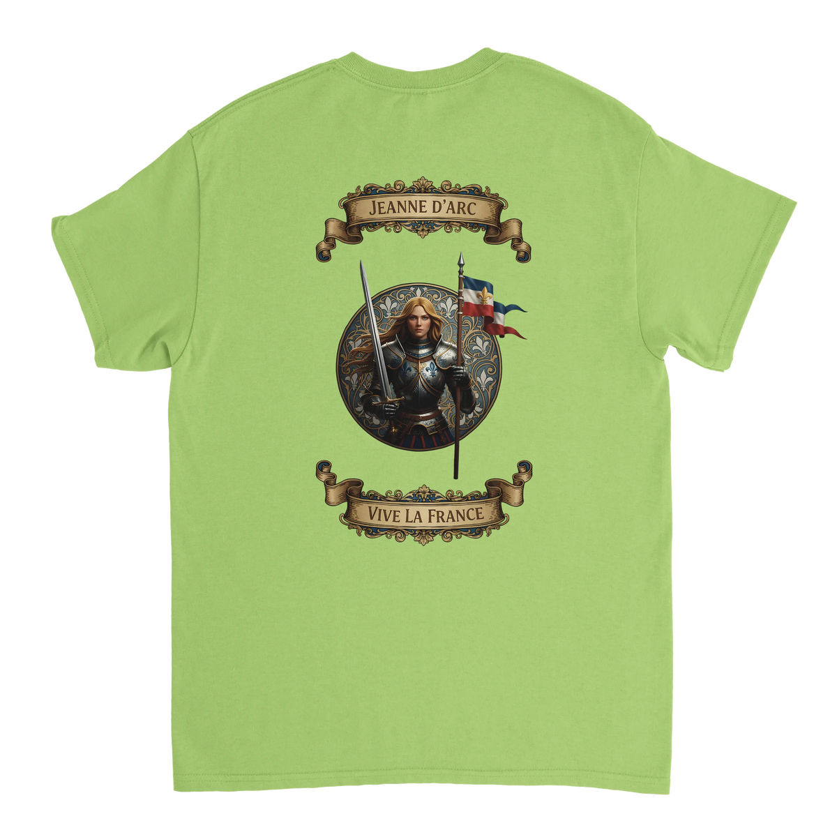 T-shirt Femme Jeanne d'Arc - Symbole Iconique en Coton Premium