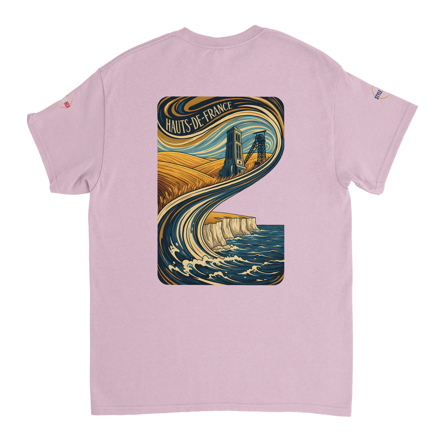 T-shirt Unisexe Haut de France - Coton Épais Premium
