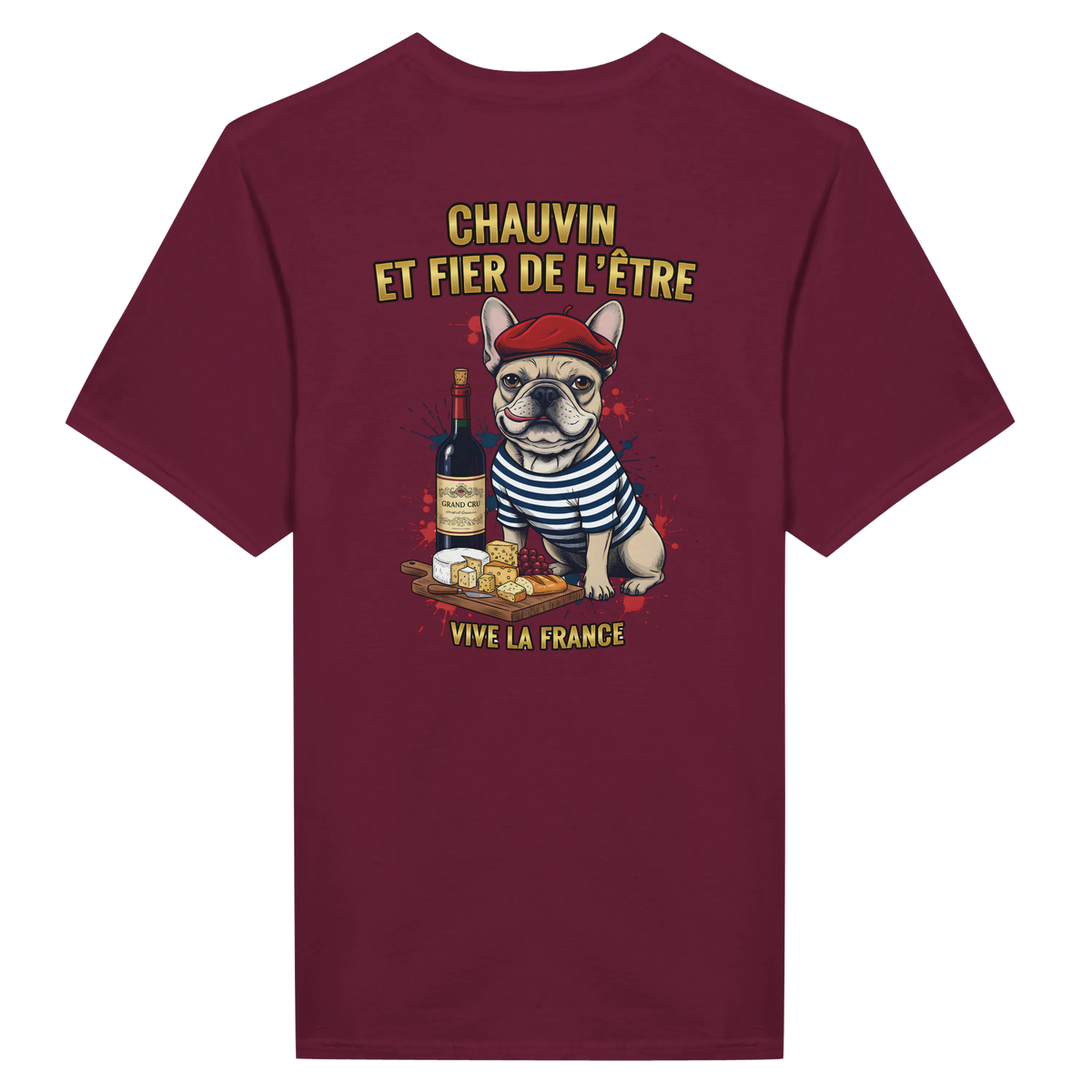 T-shirt Homme Chauvin et Fier de l'Être - Classique Ras du Cou Gildan 64000