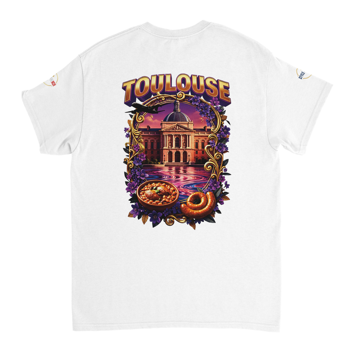 T-Shirt Unisexe Toulouse France – T-Shirt en Coton Premium à Coupe Classique