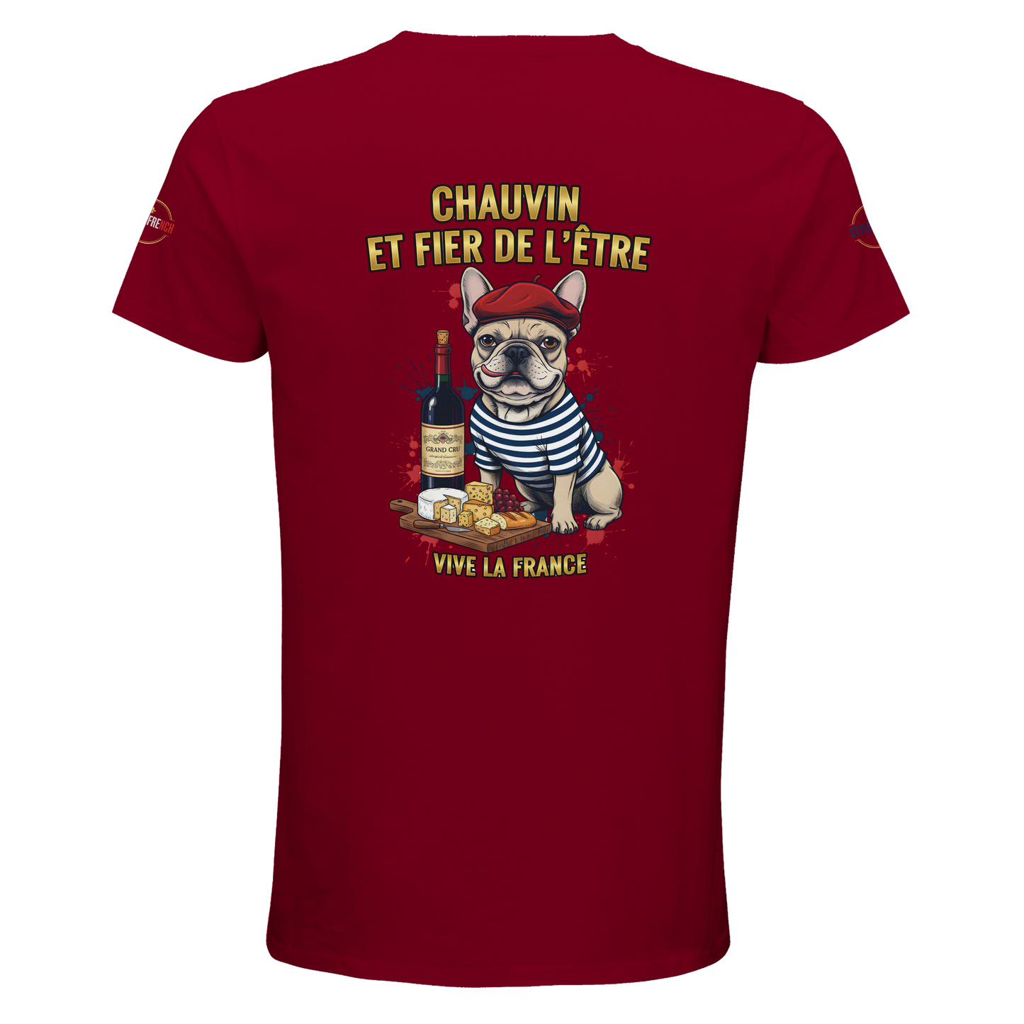 T-shirt Homme Chauvin et Fier de l'Être - 100% Coton Bio