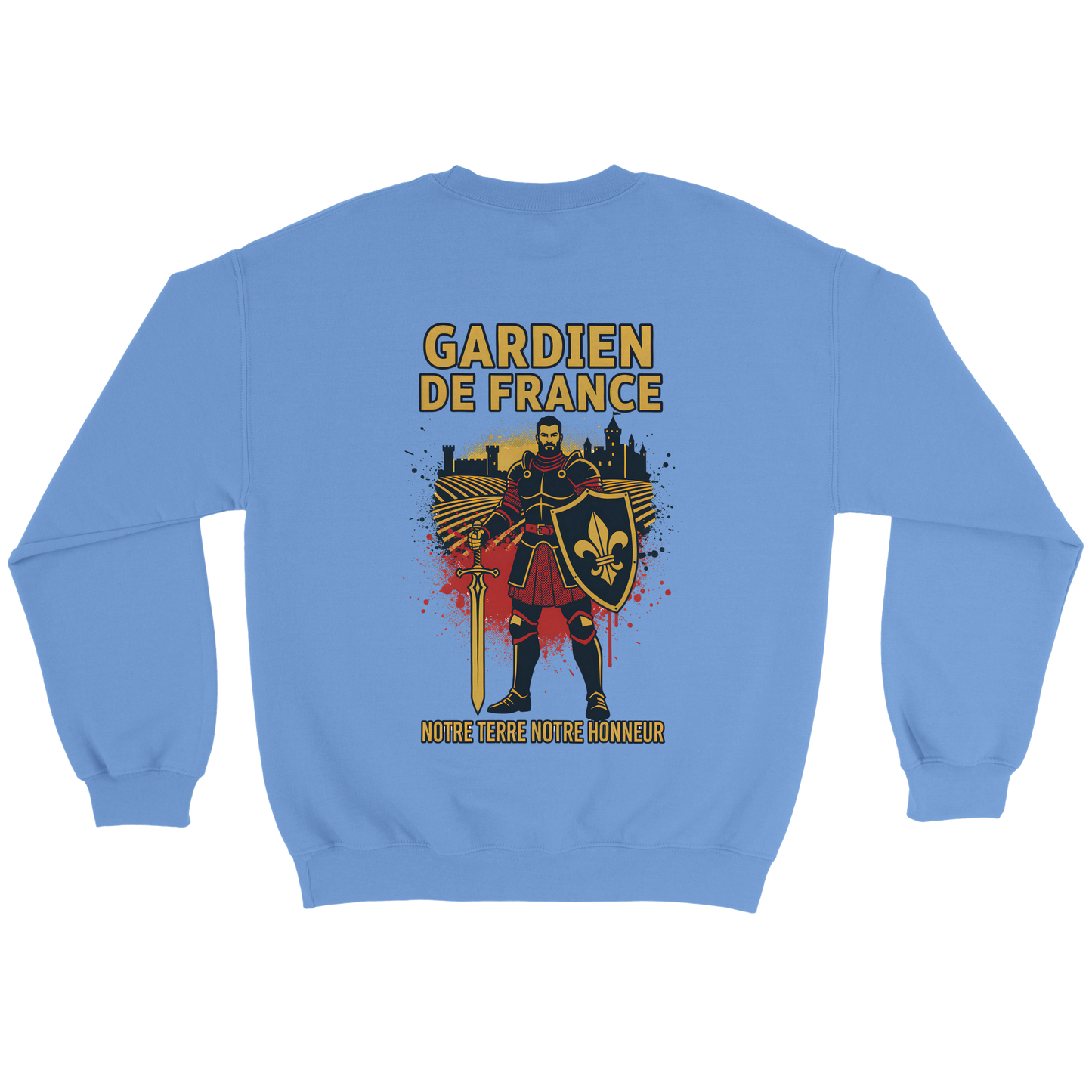 Sweat-shirt Homme Gardien de France - Premium French Heritage Apparel