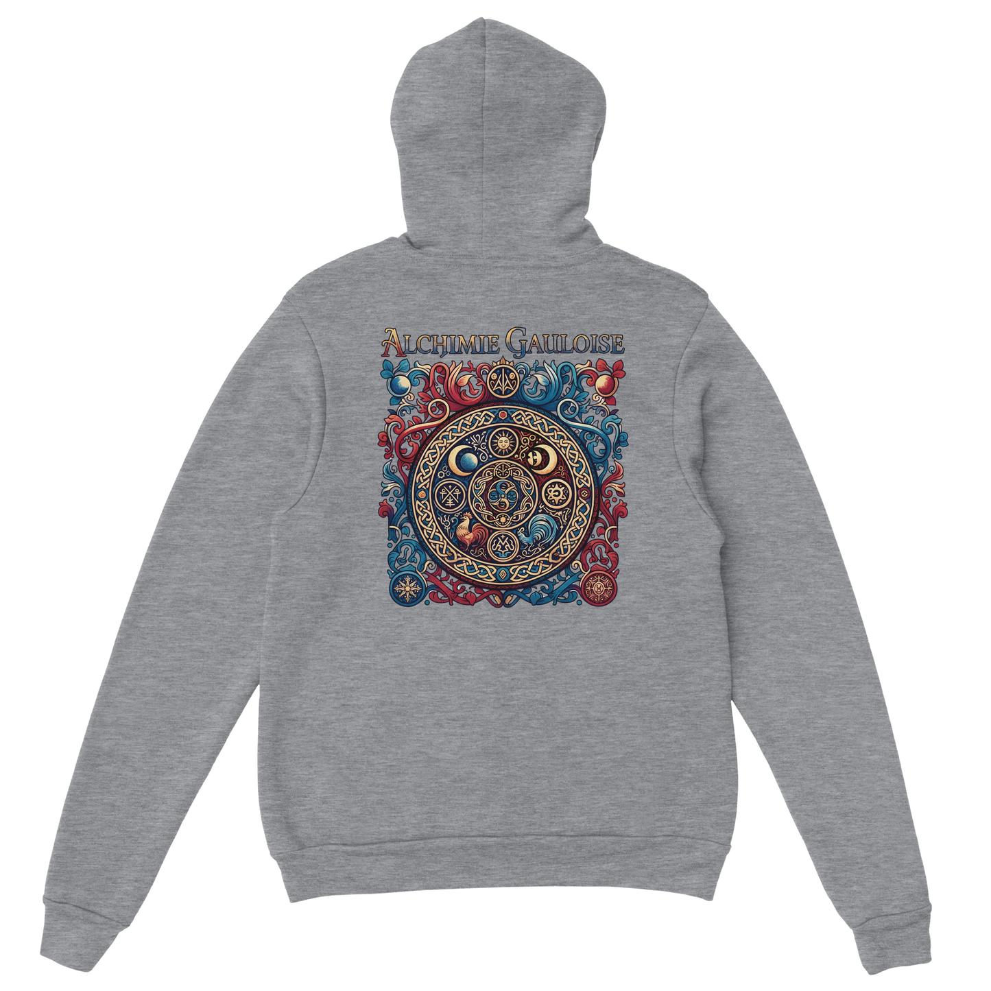 Sweat à capuche homme Alchimie Gauloise – Hoodie premium en coton mélangé