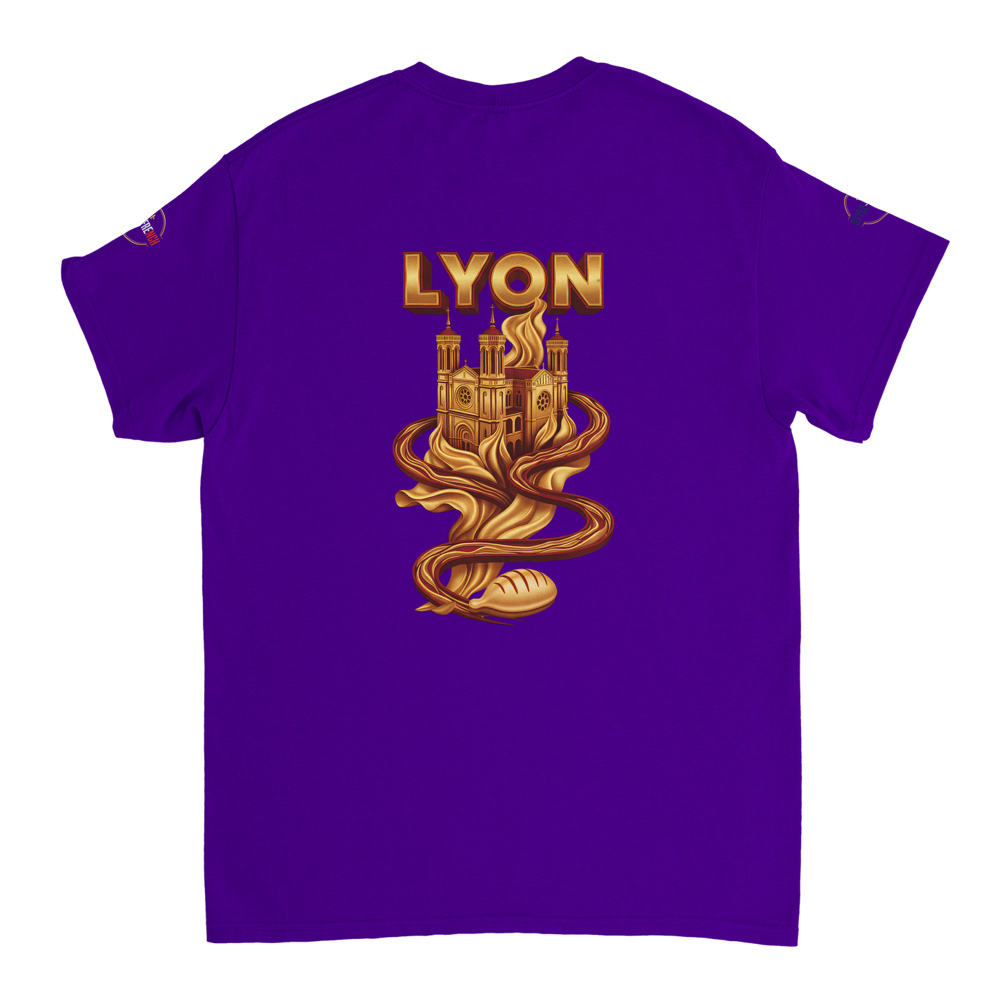 T-Shirt Unisexe Lyon - Design Ville de France - 100% Coton