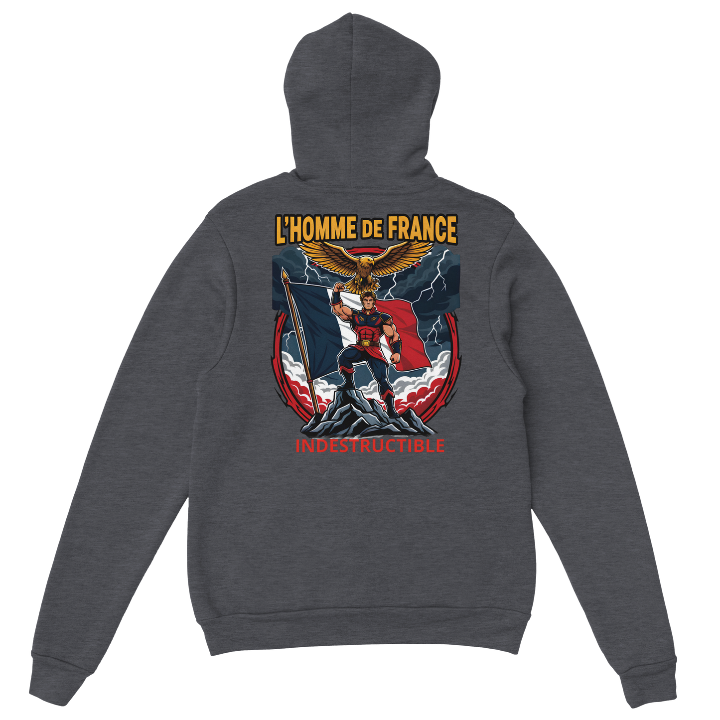 Sweat à Capuche Homme homme de France - Design France - Confort Premium