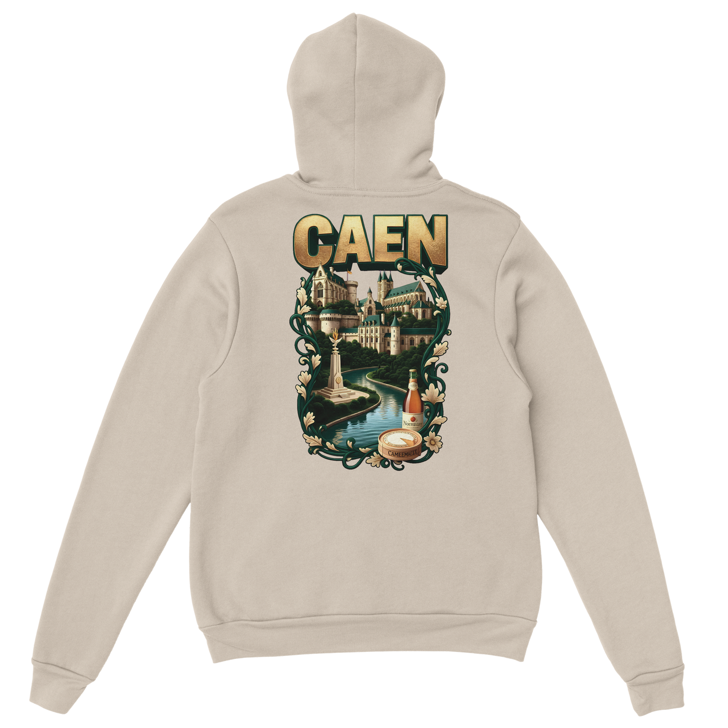Sweat à capuche Caen - Ville de France - Unisexe Premium