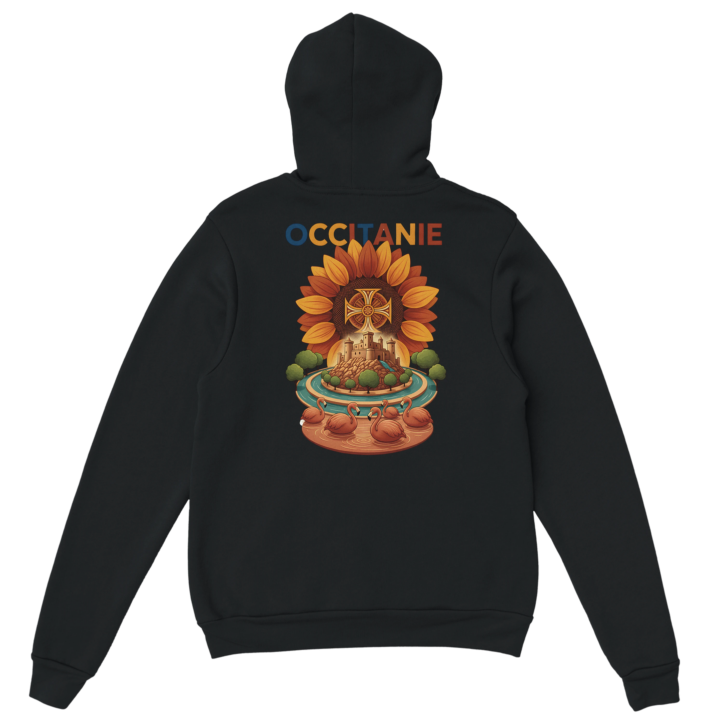 Sweat à Capuche Unisexe Occitanie – Hoodie Confortable et Résistant