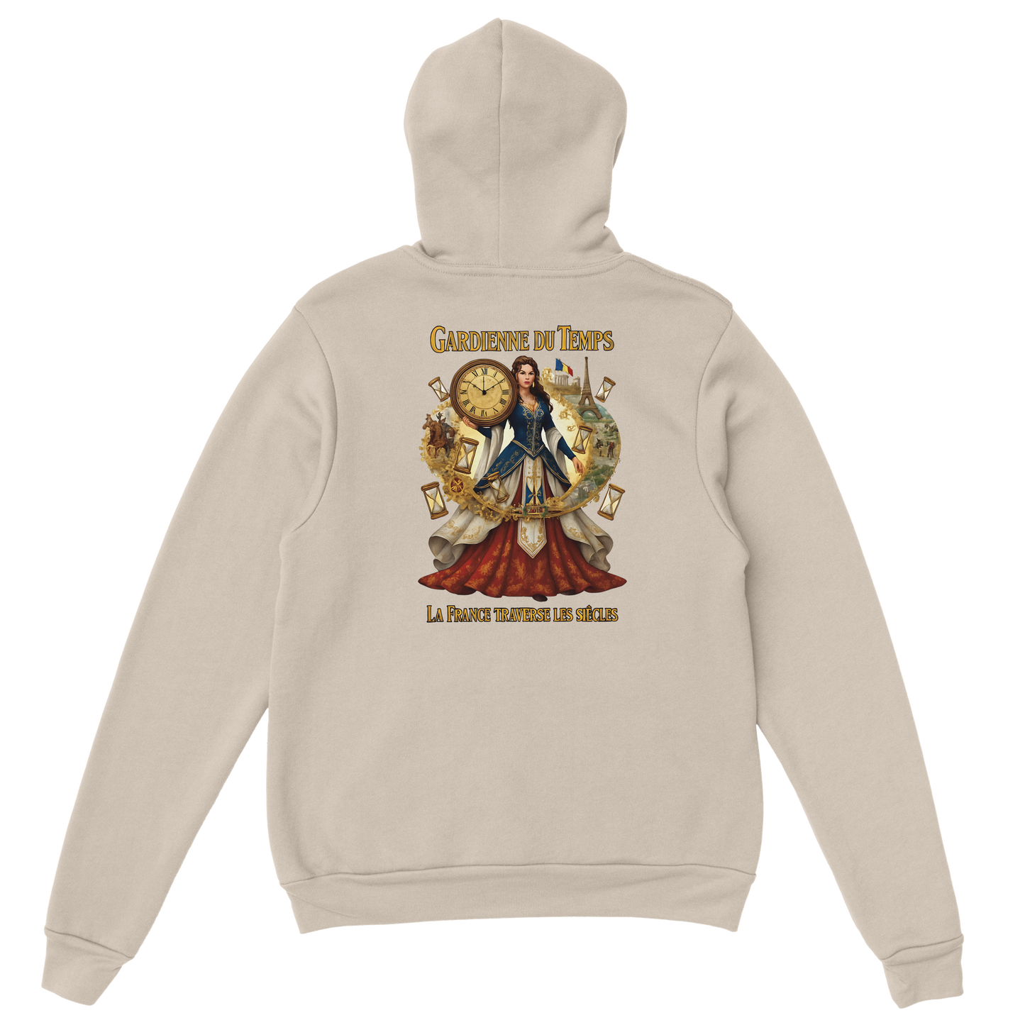 Sweat à Capuche Femme Gardienne du Temps - Confort Premium