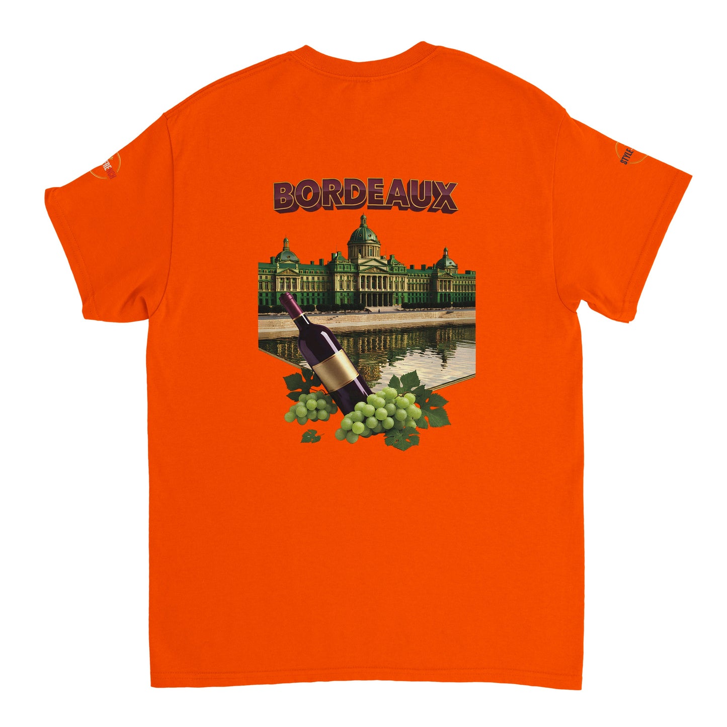 T-shirt Unisexe Bordeaux Ville de France – Coton Épais Premium