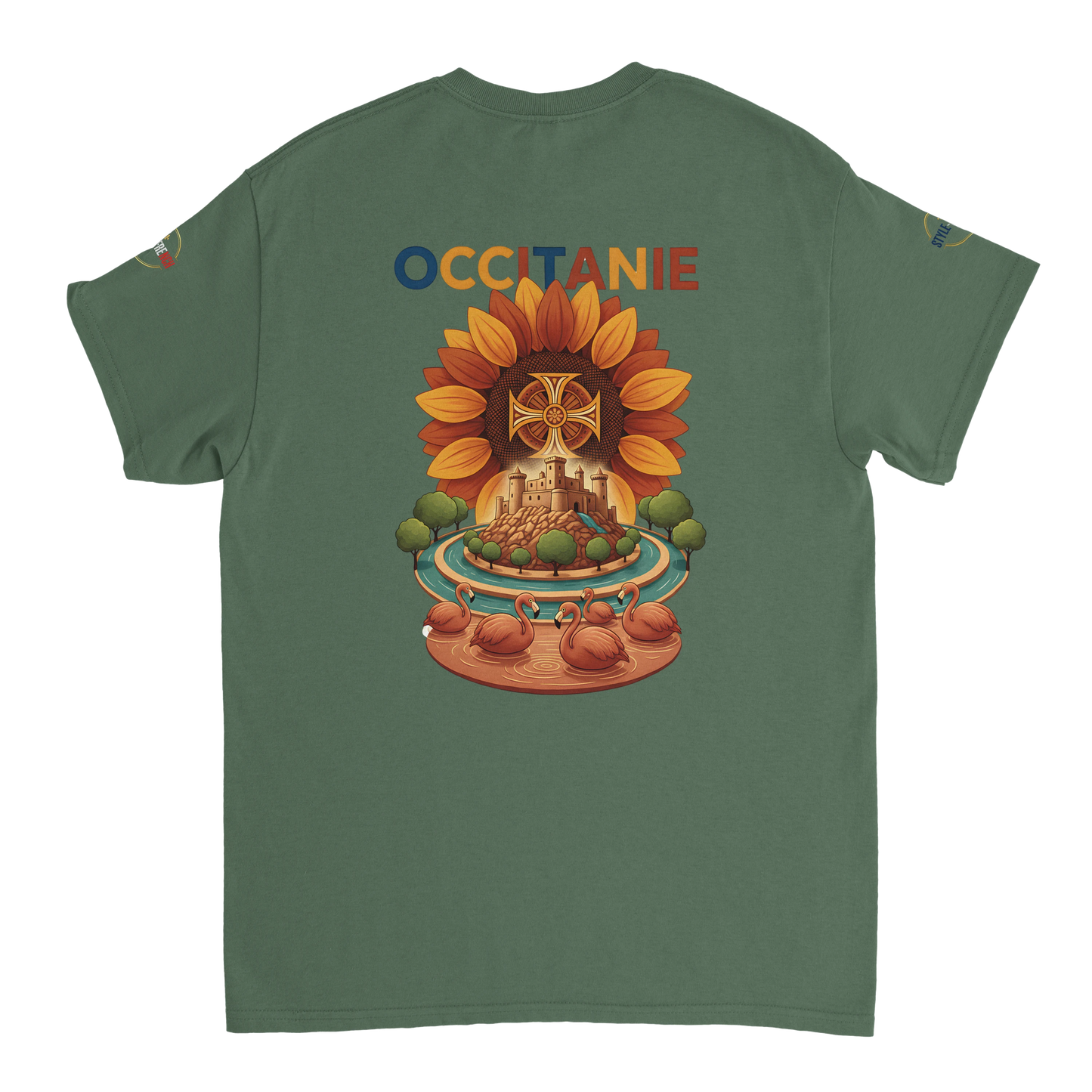 T-shirt Unisexe Occitanie – Coton Épais Premium