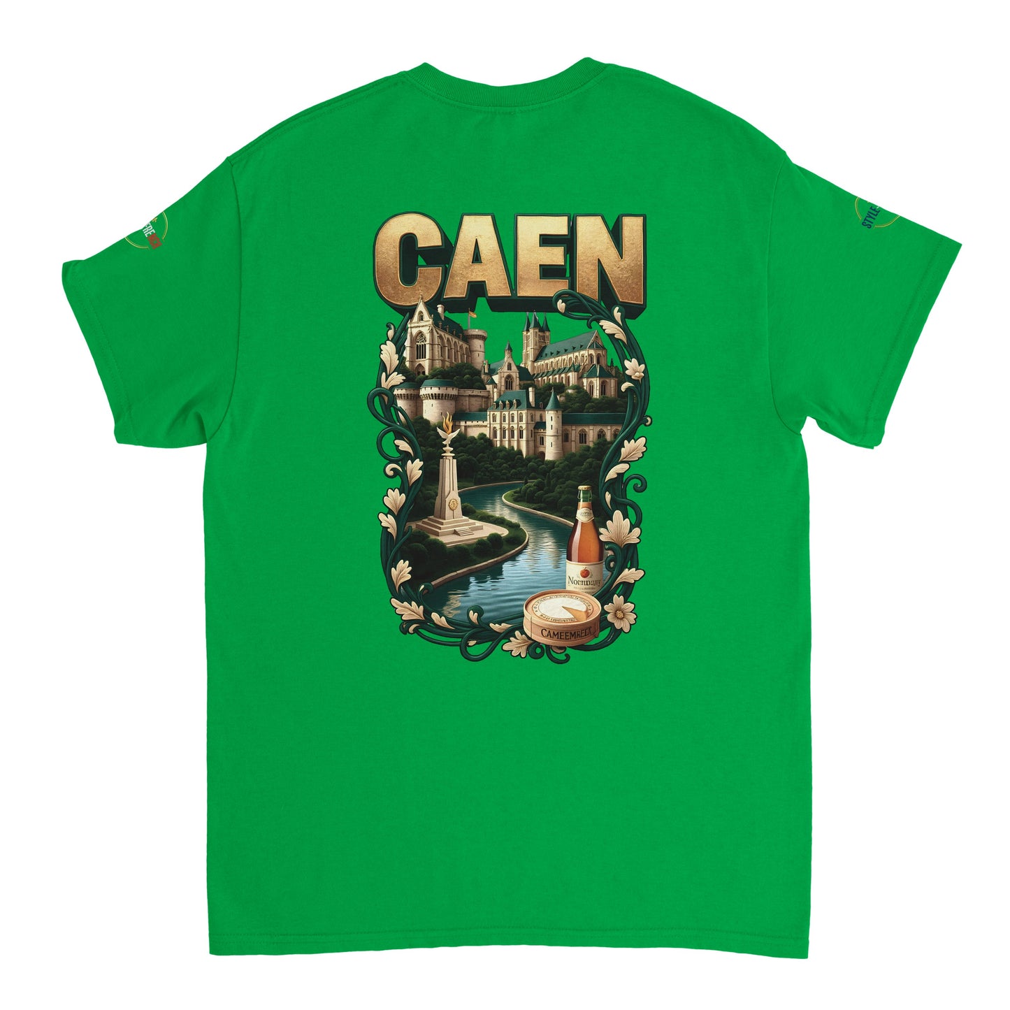 T-shirt Unisexe Caen - Ville de France - Design Classique en Coton