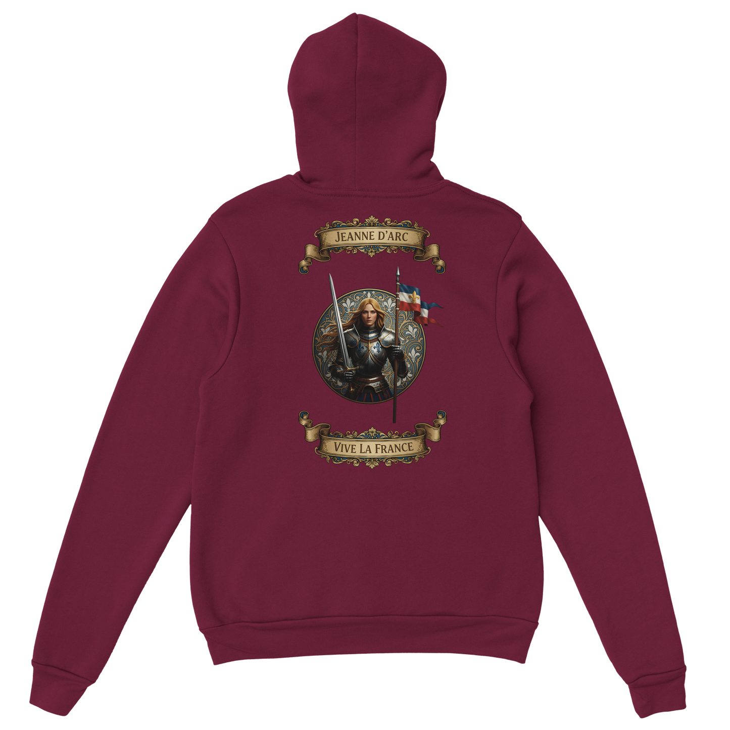 Sweat à Capuche Femme Jeanne d'Arc - Hoodie Confortable et Résistant