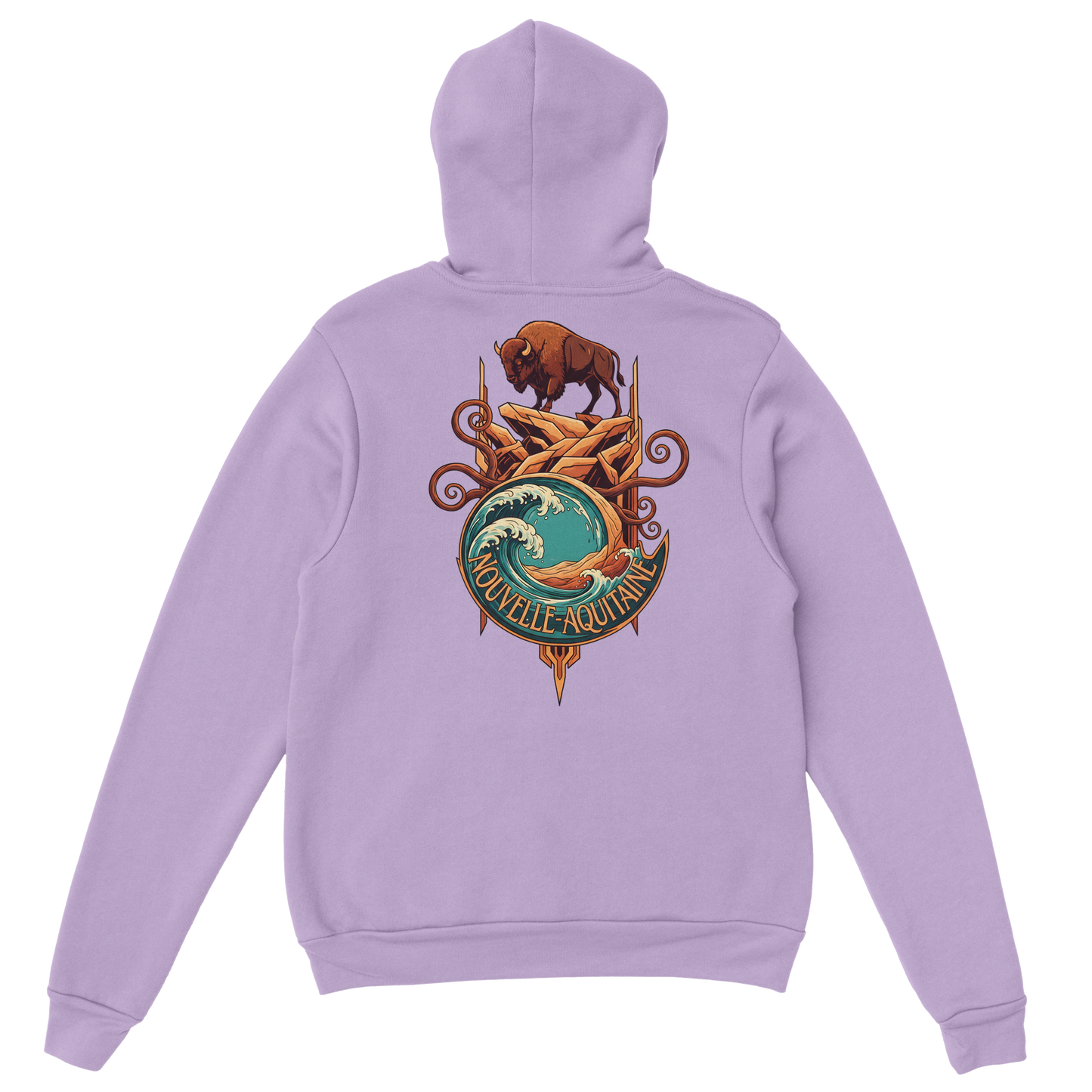 Sweat à capuche unisexe Nouvelle-Aquitaine - Hoodie premium en coton mélangé