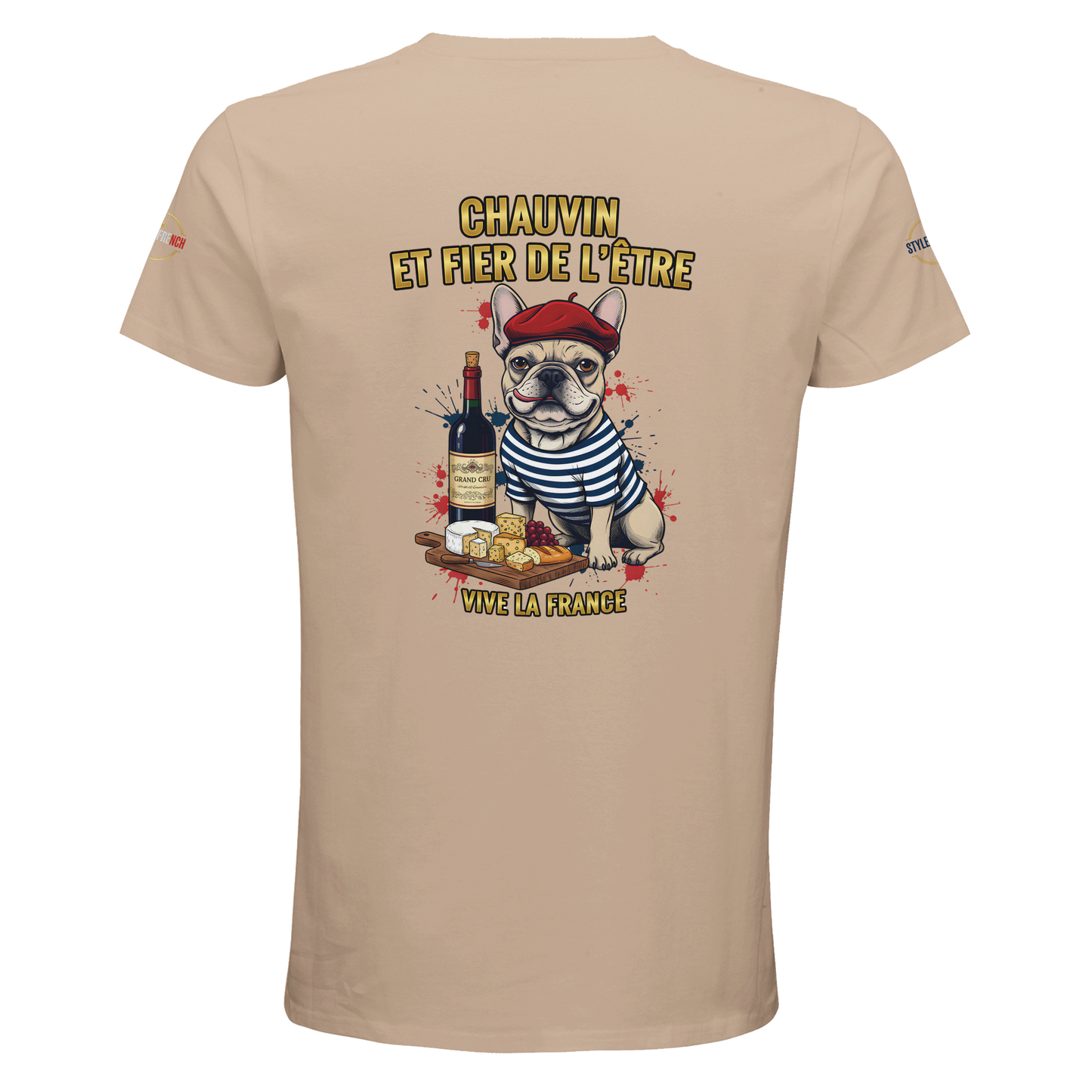 T-shirt Homme Chauvin et Fier de l'Être - 100% Coton Bio