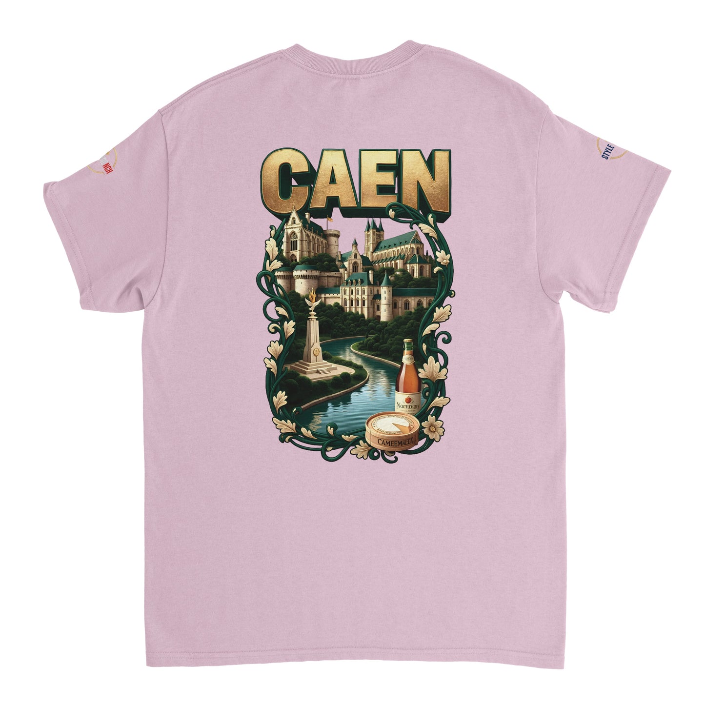 T-shirt Unisexe Caen - Ville de France - Design Classique en Coton
