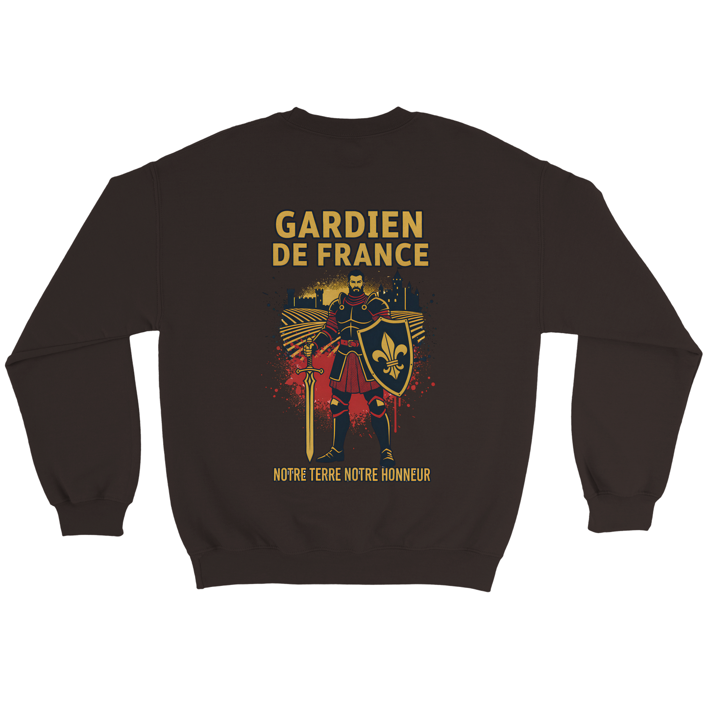 Sweat-shirt Homme Gardien de France - Premium French Heritage Apparel
