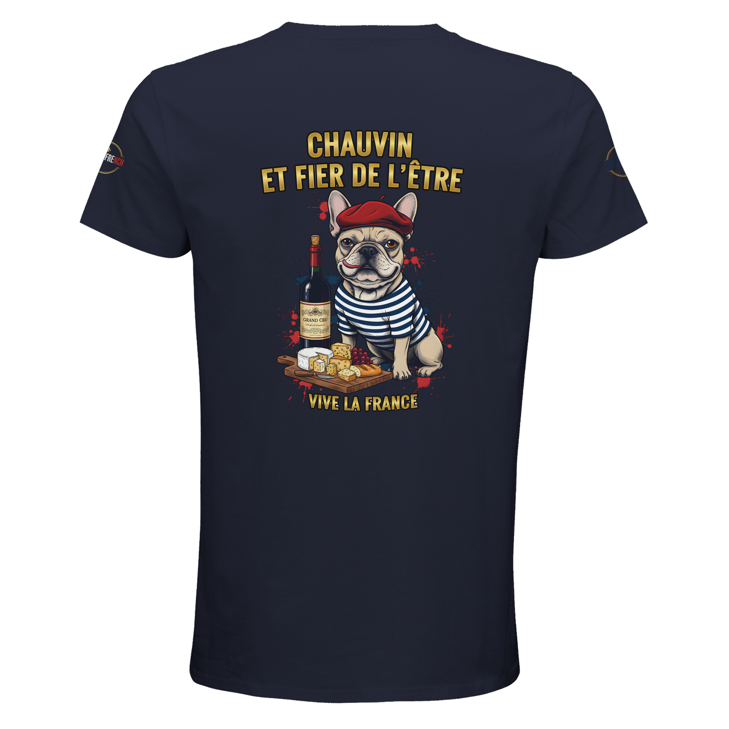 T-shirt Homme Chauvin et Fier de l'Être - 100% Coton Bio