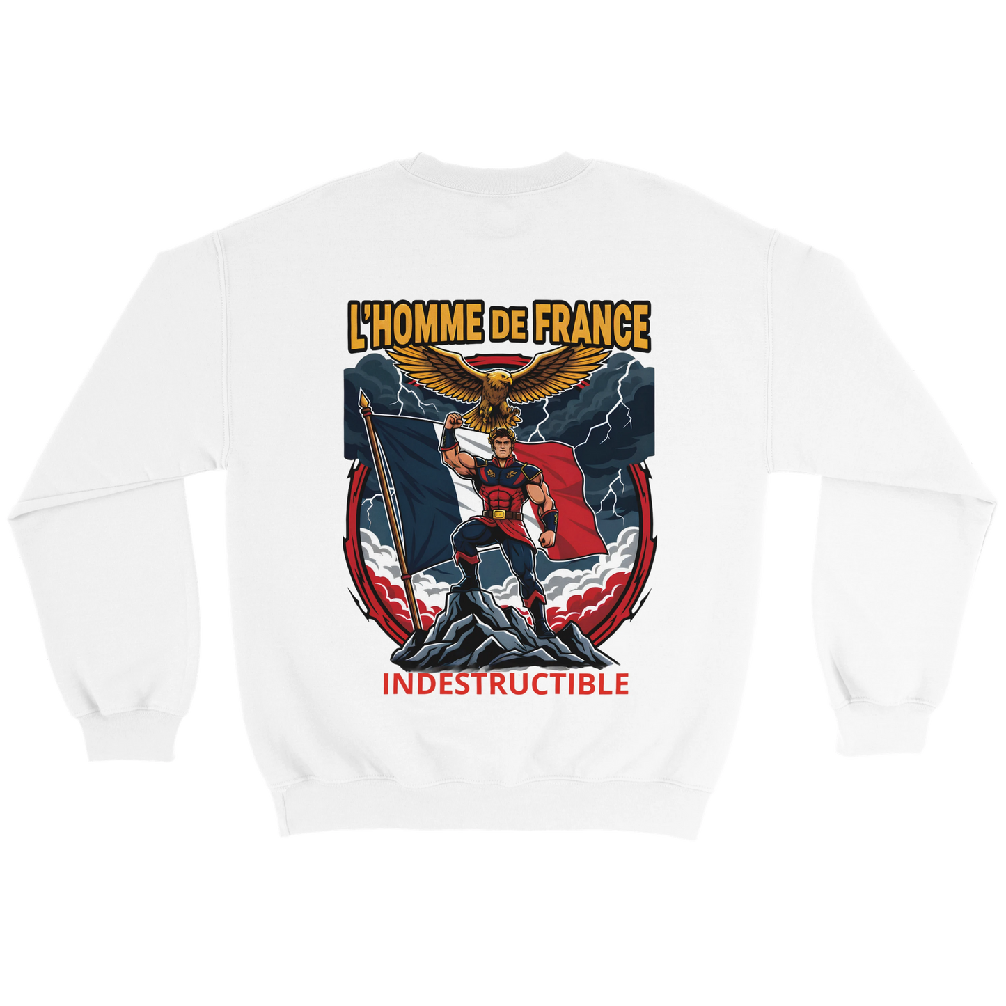 Sweat-shirt Homme France - Premium Cotton Blend Crewneck