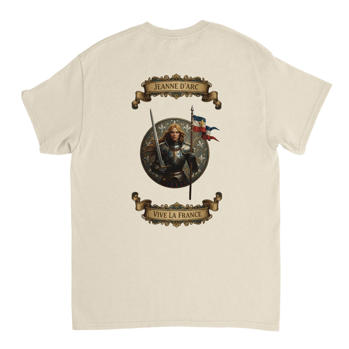 T-shirt Femme Jeanne d'Arc - Symbole Iconique en Coton Premium