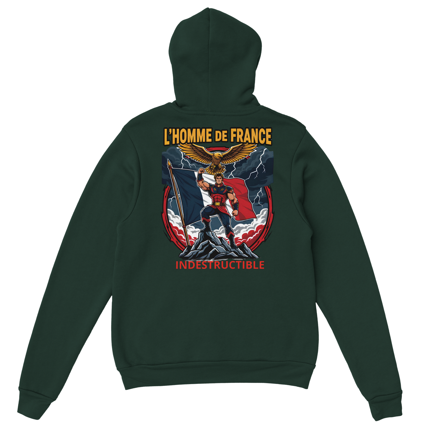 Sweat à Capuche Homme homme de France - Design France - Confort Premium