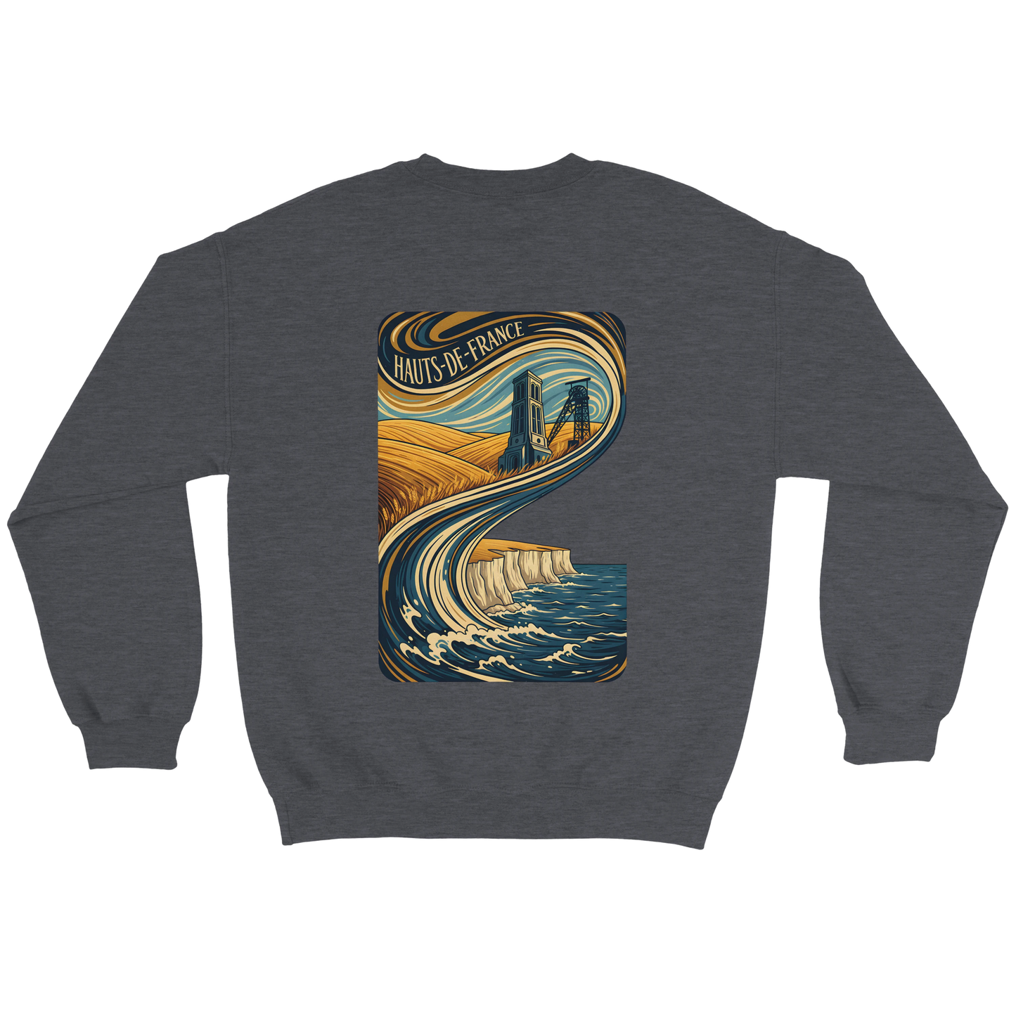 Sweat-shirt Unisexe Haut de France - Confort Premium et Design Classique