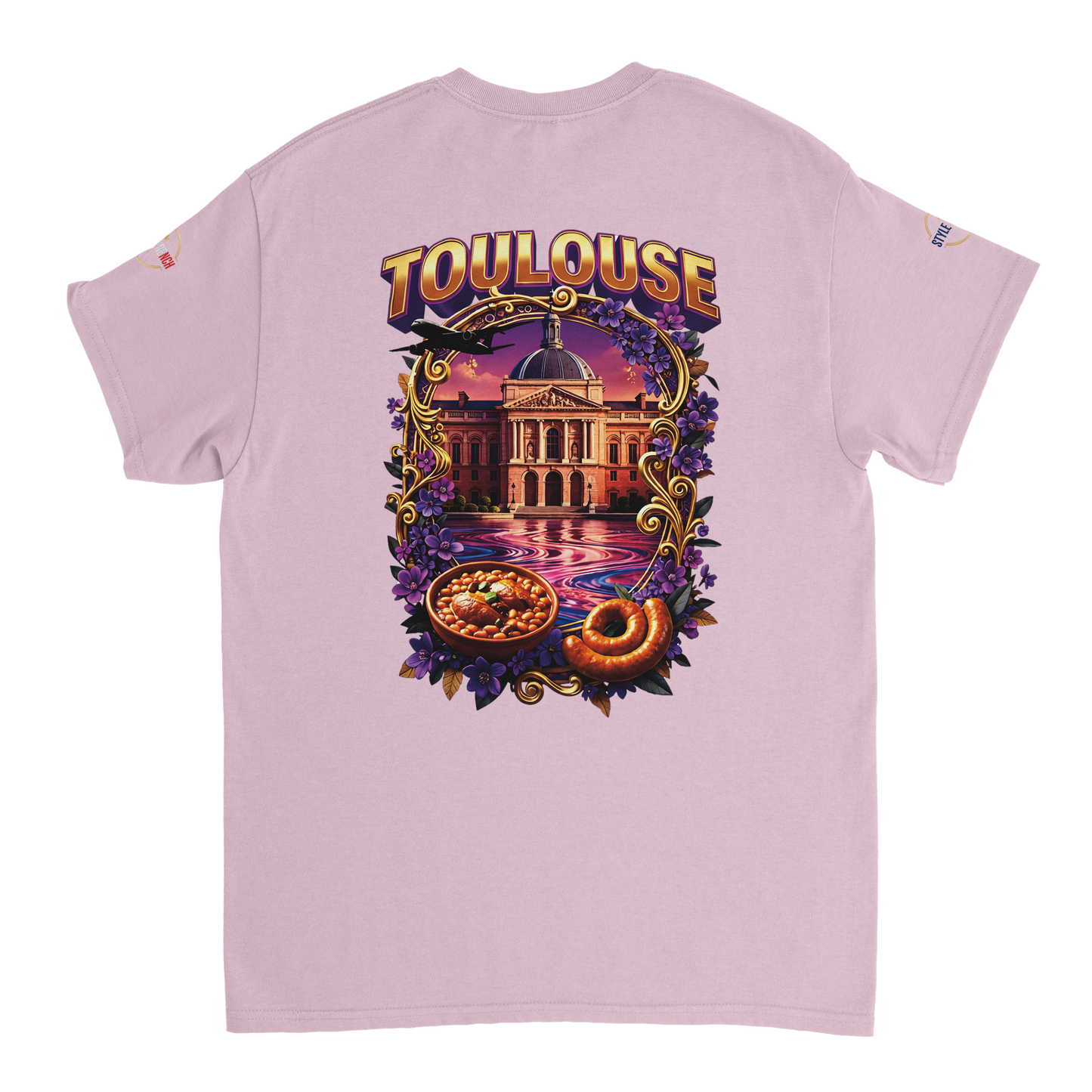 T-Shirt Unisexe Toulouse France – T-Shirt en Coton Premium à Coupe Classique