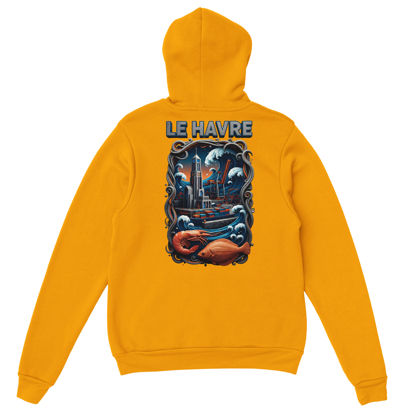 Sweat à Capuche Unisexe Le Havre – Hoodie Confortable et Résistant