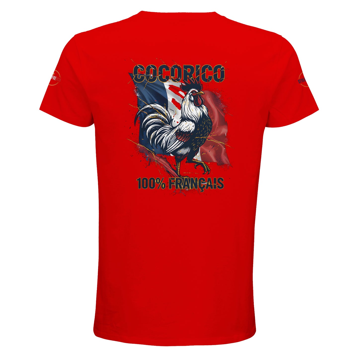 T-shirt Homme Cocorico - Coton Bio Premium à Col Rond