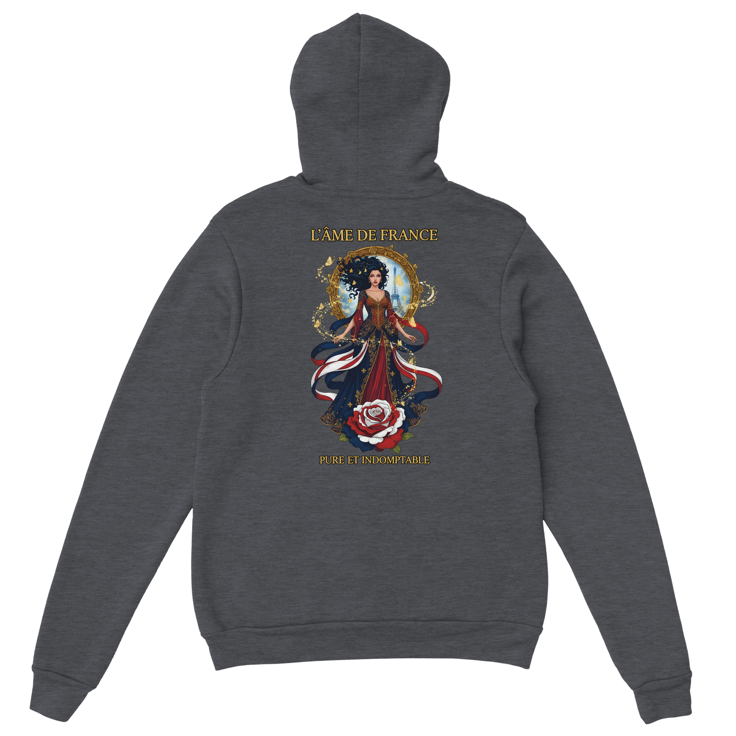 Sweat à capuche femme L'âme de France - Confort premium et style élégant